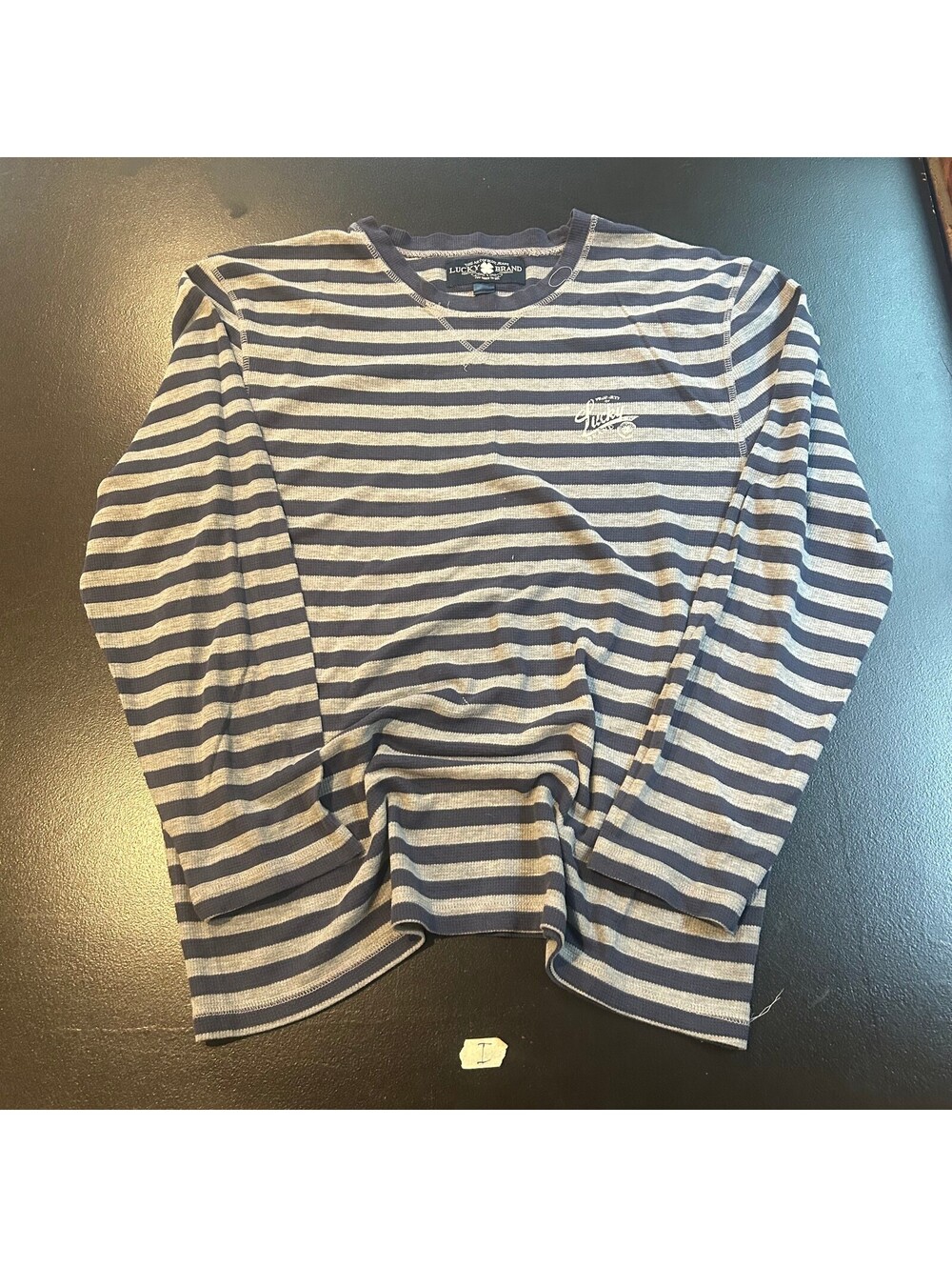 vintage Lucky Brand Men's Striped Long Sleeve Shirt